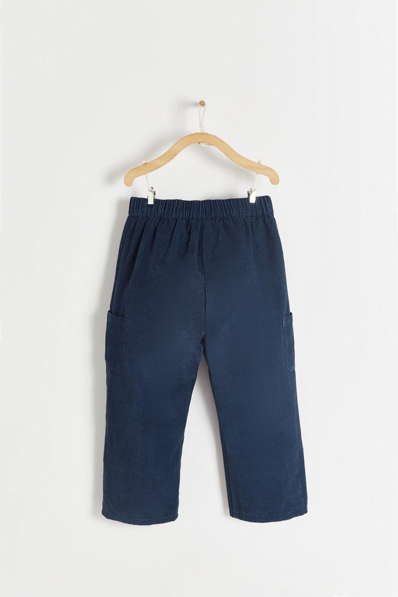 Pantalon John Corderoy Azul