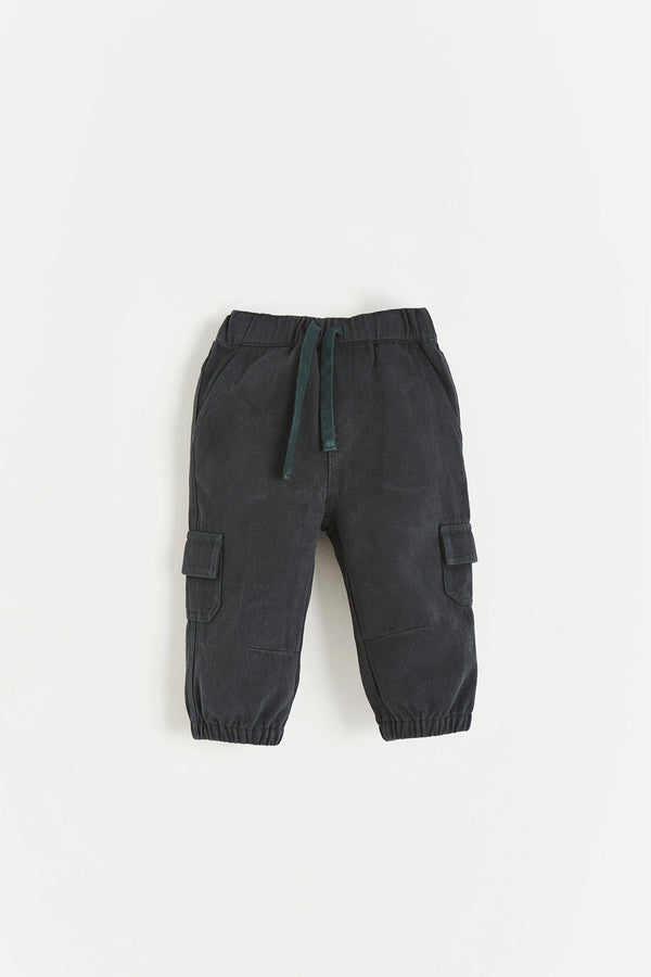 Pantalon Cargo Gabardina