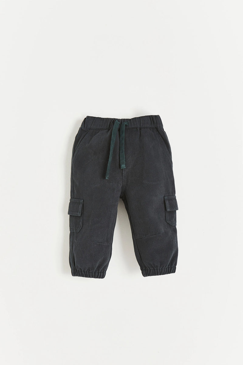Pantalon Cargo Gabardina