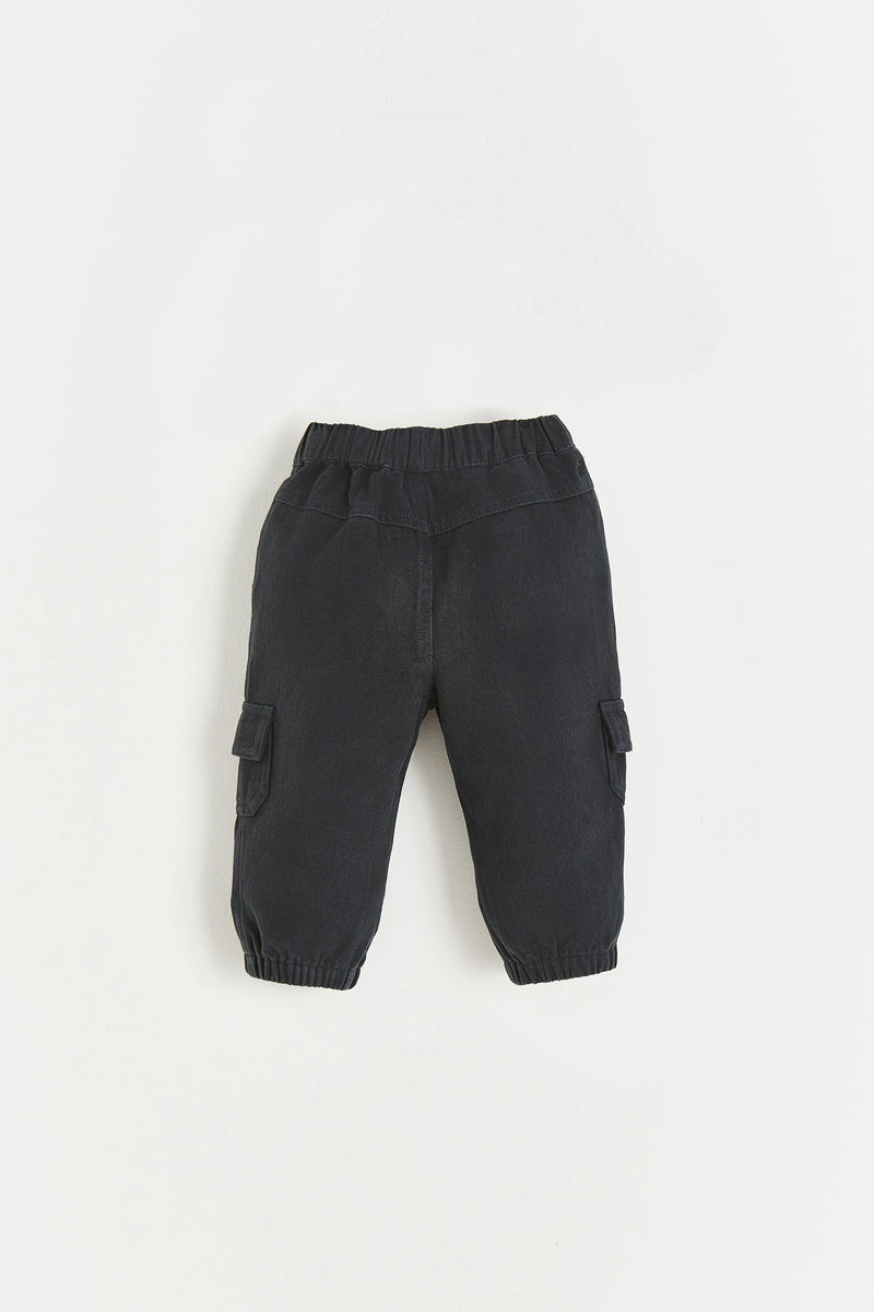 Pantalon Cargo Gabardina