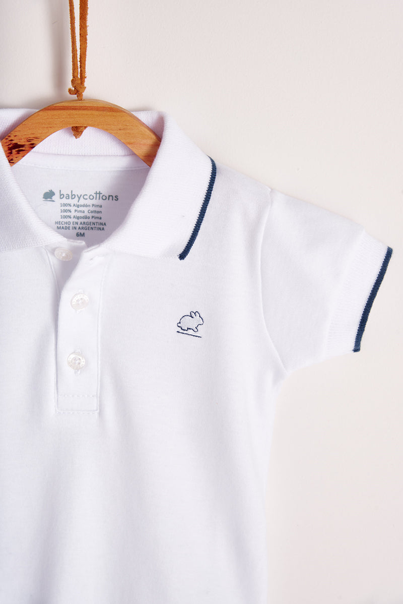 Body Polo Logo Manga Corta