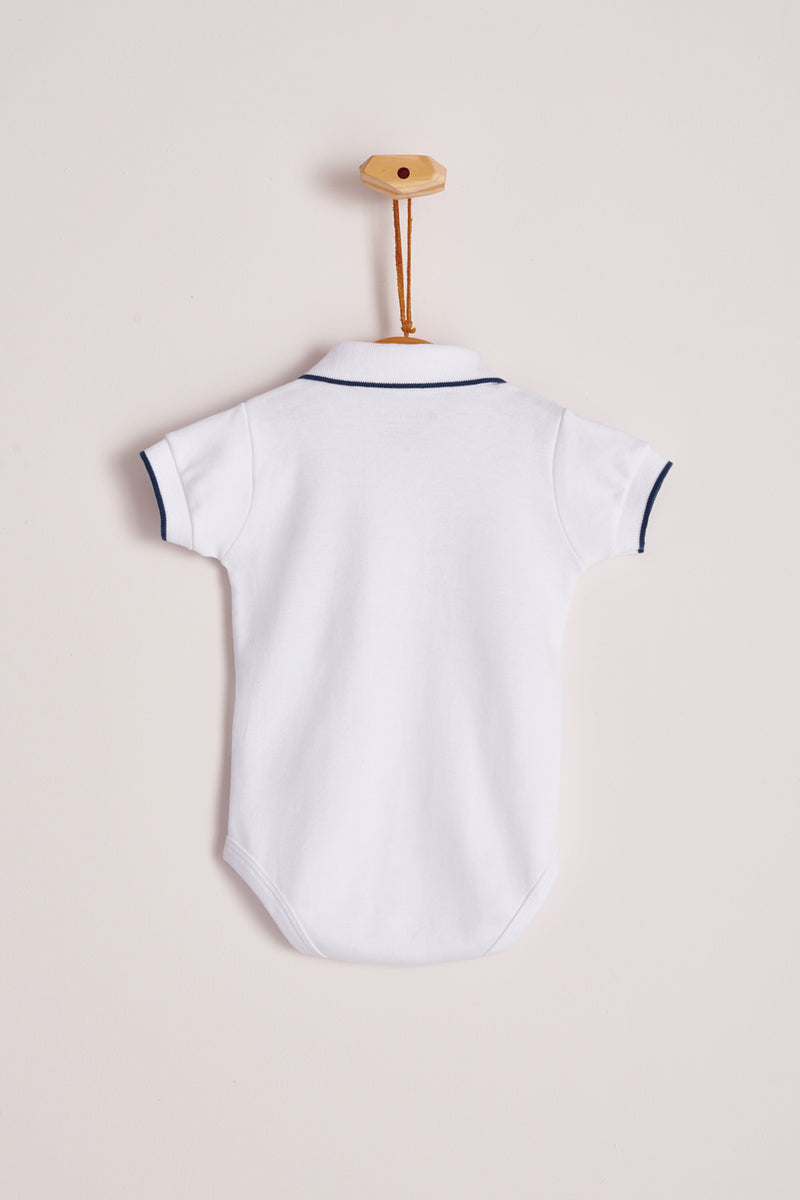 Body Polo Logo Manga Corta